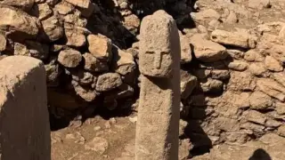 Стълб с издълбано човешко лице пренаписва теориите за праисторията Видео