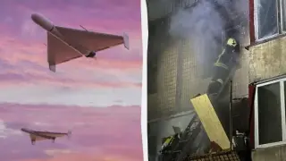 Мощна атака по Киев с дронове! Има много загинали и ранени, сред тях и деца Видео