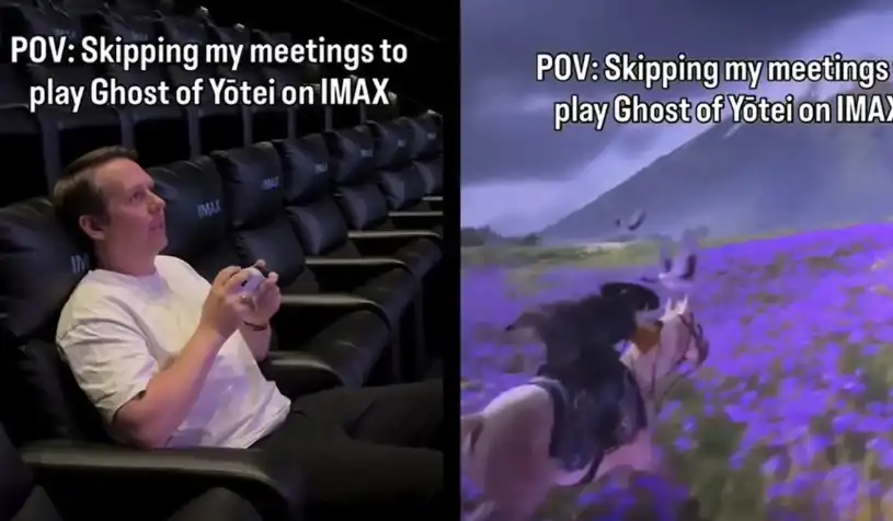Уникално: Геймър нае киносалон, за да играе на IMAX екран Видео