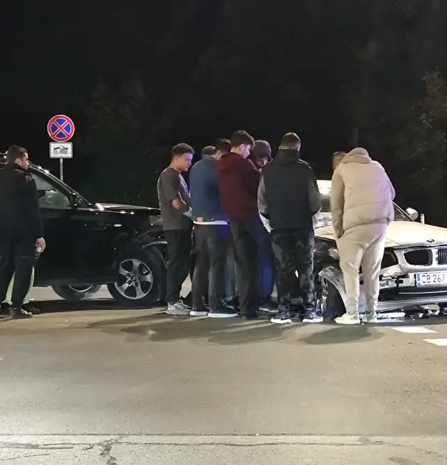 Пишлигари  с БМВ направиха мазало в София Снимки