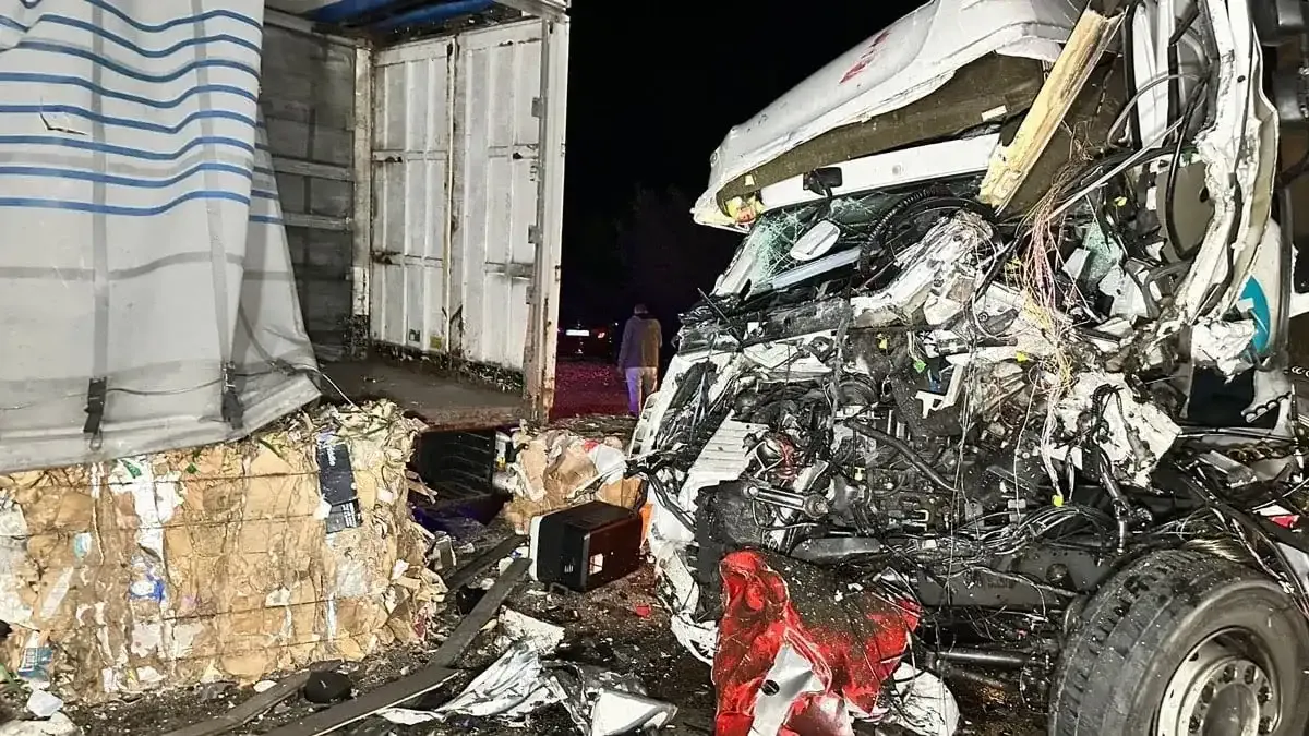 Ужас на пътя за ГКПП Лесово: Пет коли и БГ камиона се сблъскаха челно, има жертва Снимки