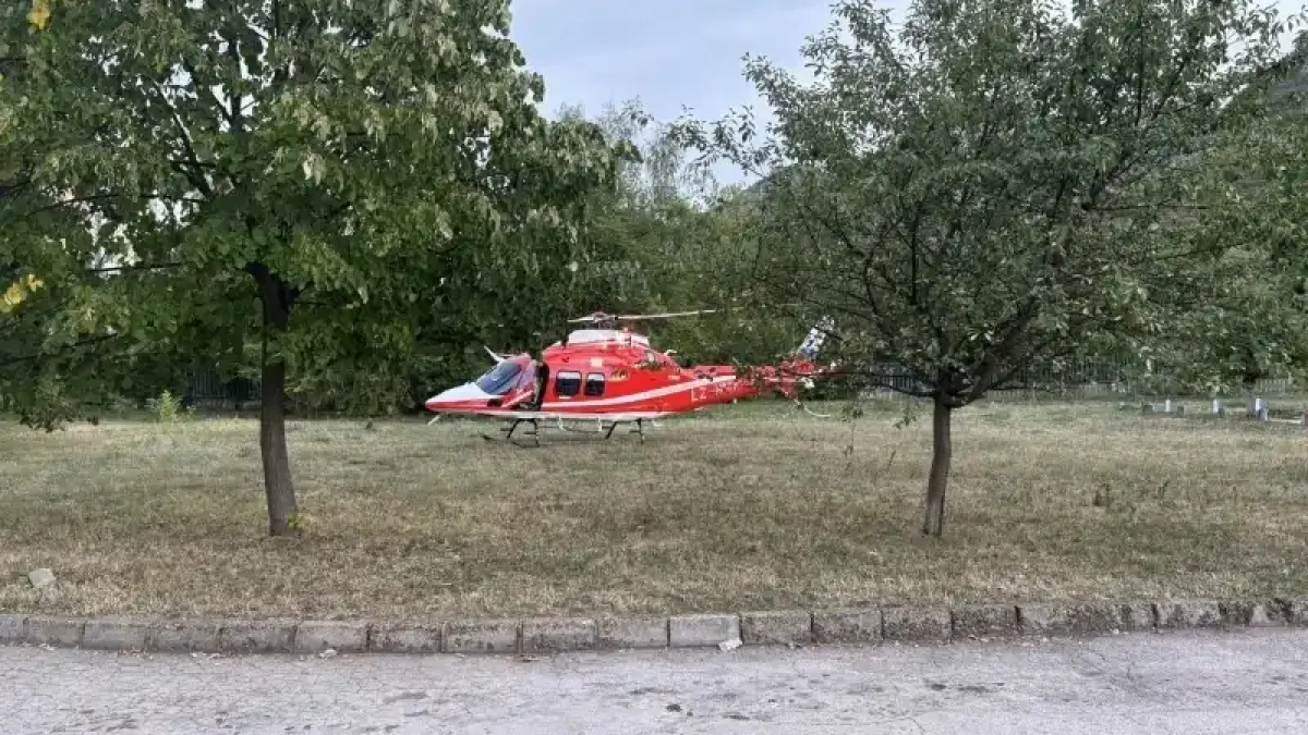 Извънредна ситуация с въздушната линейка във Враца! Кацна и отлетя светкавично