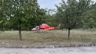 Извънредна ситуация с въздушната линейка във Враца! Кацна и отлетя светкавично