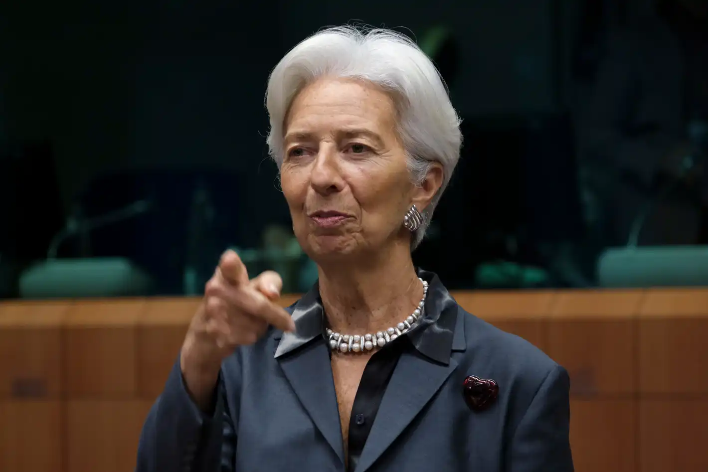 Кристин Лагард се появи в БНБ  - очи в очи с банкер №1 Снимка