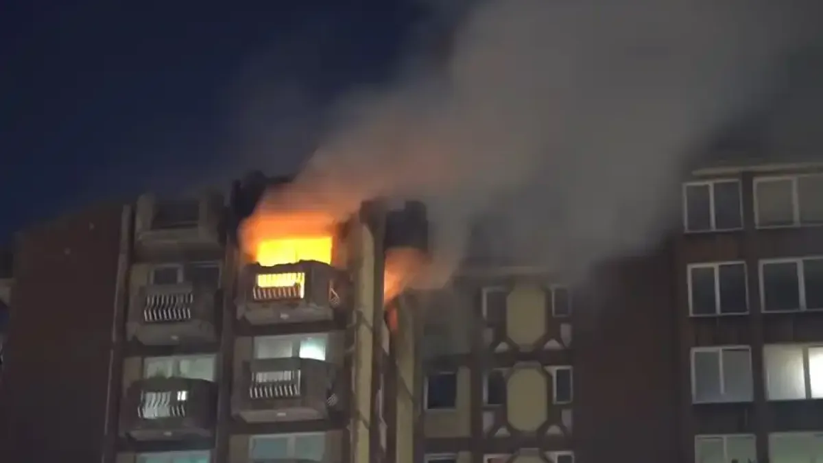 Най-малко девет загинали при пожар в дом за възрастни хора Видео