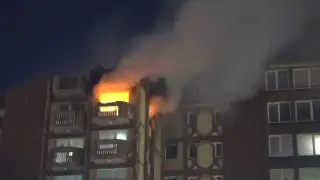 Най-малко девет загинали при пожар в дом за възрастни хора Видео
