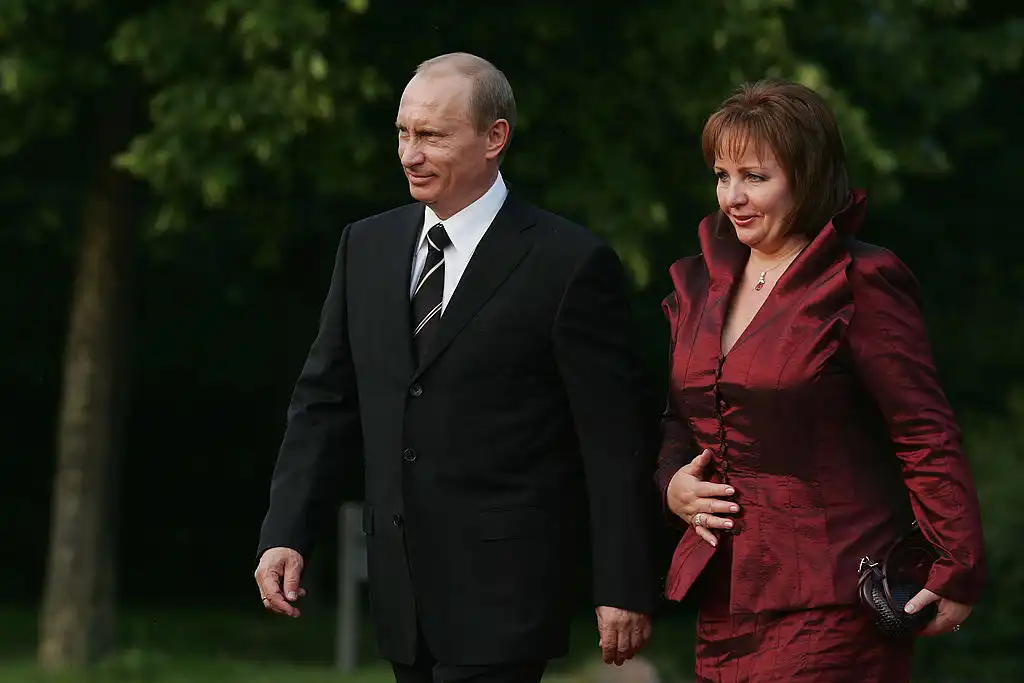Владимир Путин и съпругата му Людмила през 2007 г.