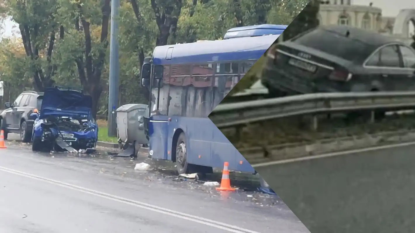Екшън сутрин на пътя: Ауди в Бургас размаза автобус, катастрофа и край Пловдив Снимки