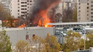 Извънредно! Огнен ад в столичния "Банишора", страшно е! Видео
