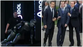 Гавра с първия руски робот с AI, пребил се като пиян руснак