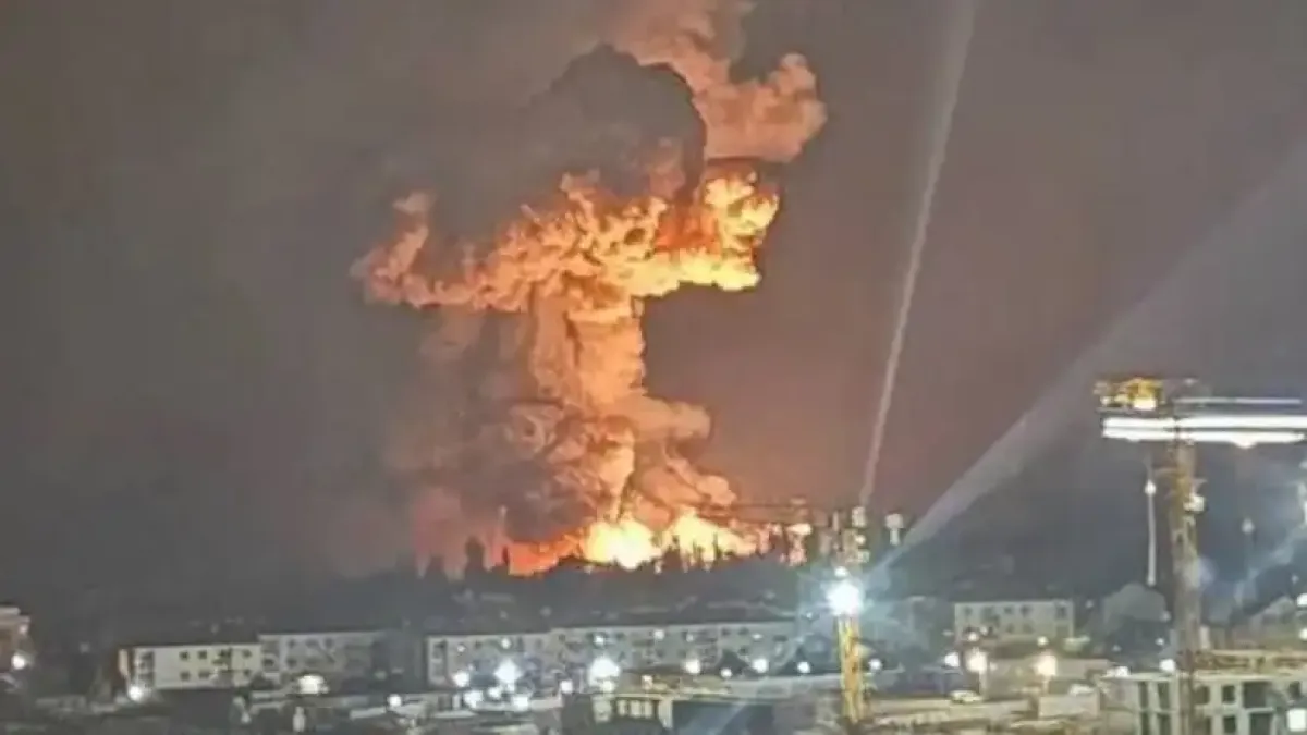 Взривове в Новоросийск тази нощ, поразен е важен обект Видео