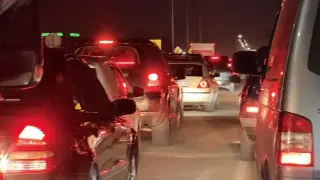 Меле с мотор затапи пътя Пловдив–Асеновград, колите не помръдват Снимки