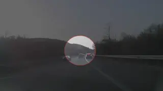 Безумни действия на АМ "Тракия" изправиха косите на водачите Видео