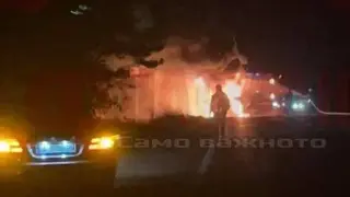 Извънредно: Автобус гори на пътя Айтос - Бургас Снимки