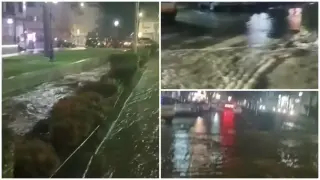 Извънредно: Река Язо преля, Разлог е на крачка от наводнение Видео