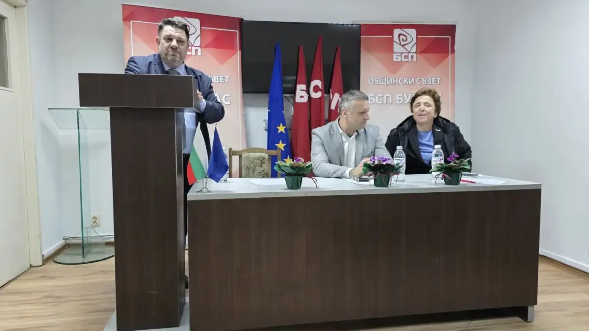 Атанас Зафиров от Бургас: БСП-ОЛ е стабилен фактор в управлението – с леви политики и социална отговорност