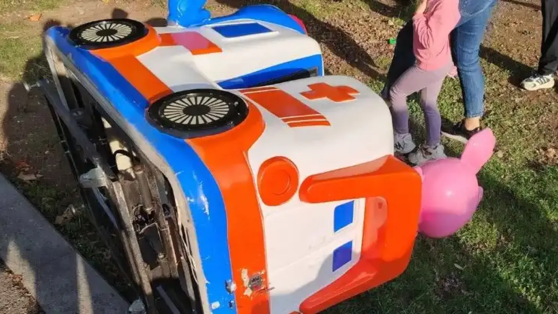 Страховит инцидент с детски атракцион в парк в Стара Загора