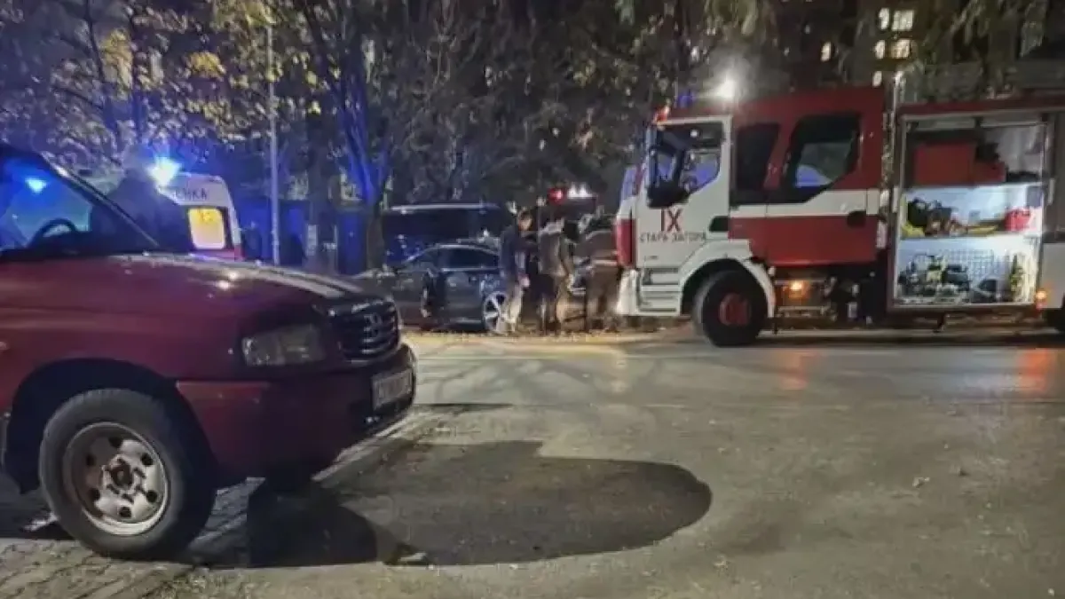 Верижно меле с 4 коли в Стара Загора, има ранен