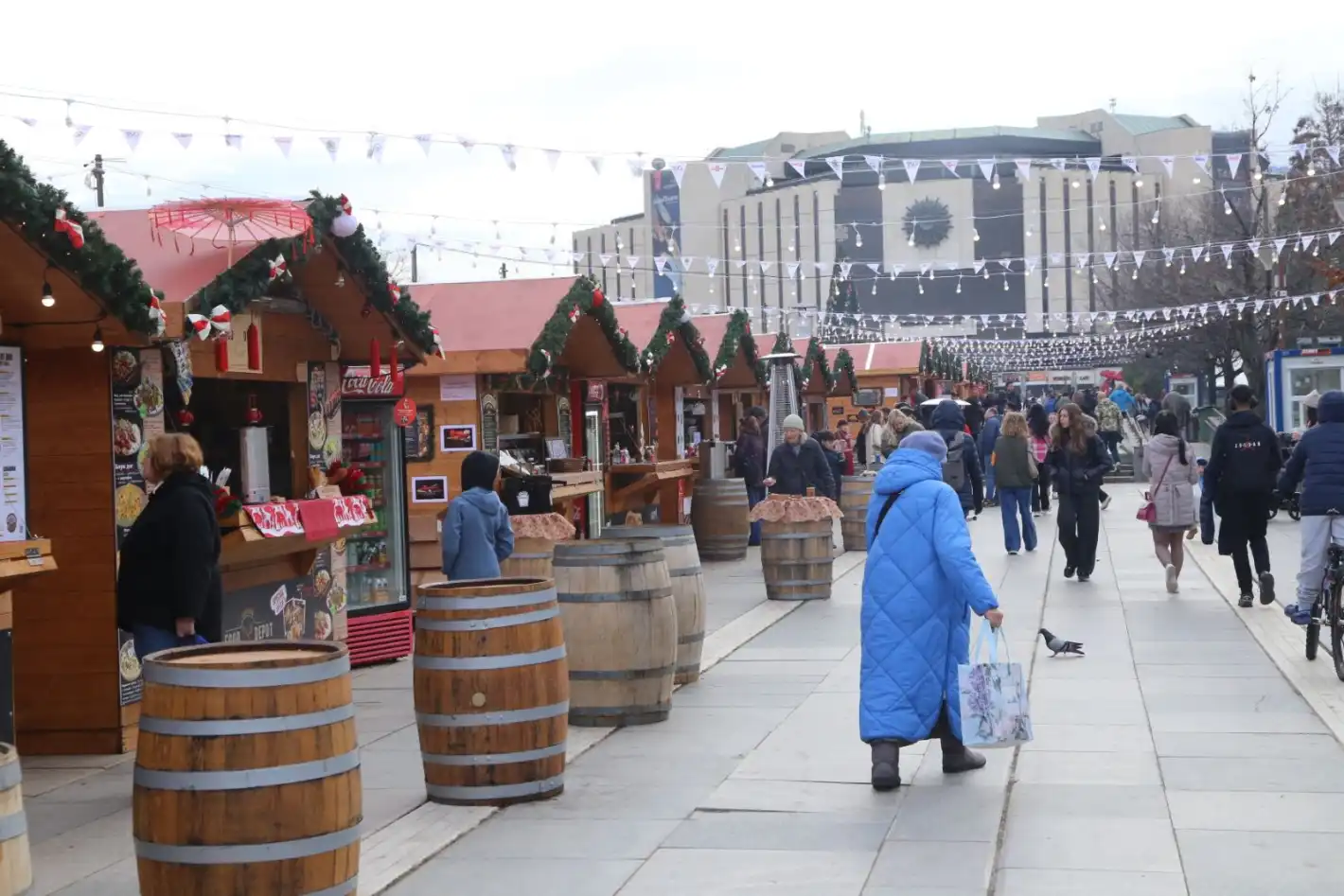 Таен коледен оркестър обикаля София Видео