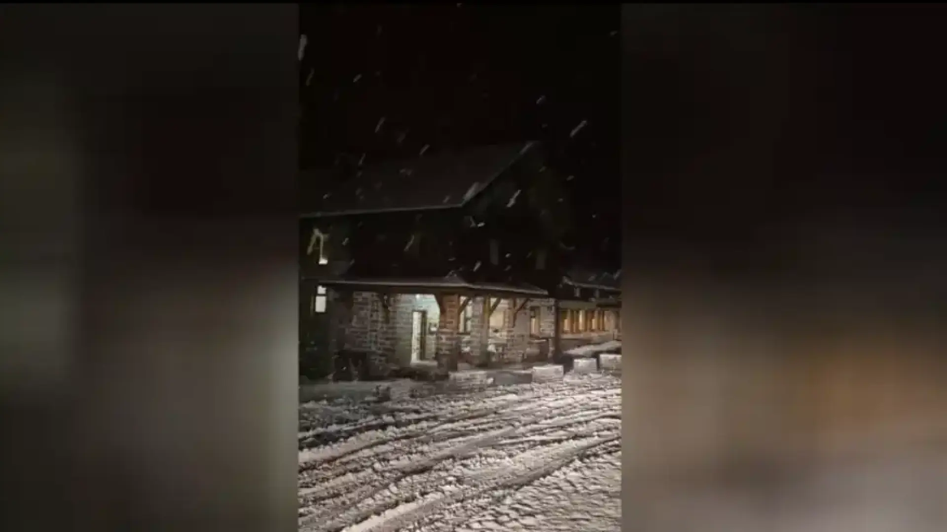 Сняг затрупа хижа "Вихрен"