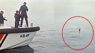 Мистериозен ракетен двигател изплува до рибарска лодка в Черно море Снимка