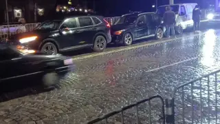 Две верижни катастрофи в София Снимки