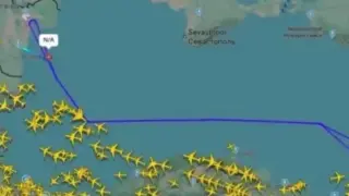 Американски шпионски самолет прави кръгчета над Черно море