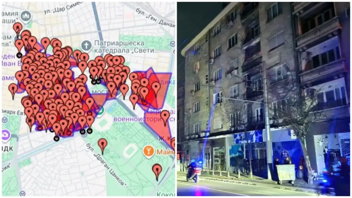 Протестът остана на тъмно, спряха тока в центъра на София