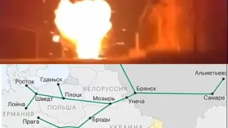 „Грохот и светкавици“: Експлозия на нефтопровода „Дружба“ в Русия Видео