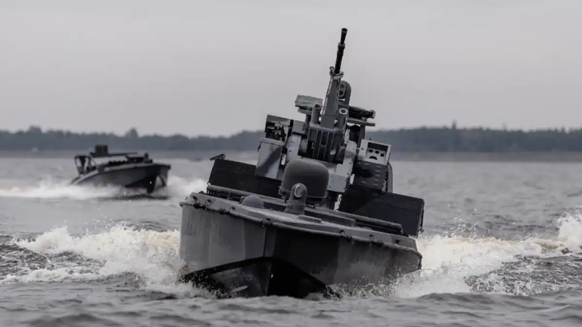 Румънски военни взривиха украински морски дрон в Черно море Видео
