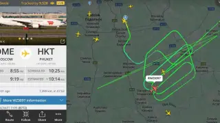 Извънредно: Двигател гори! Самолет на Red Wings аварира край Москва