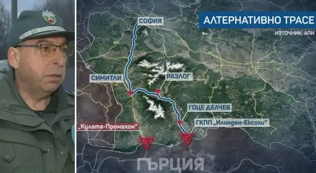 Заради протеста на гръцките фермери: 10-километрова тапа от тирове на ГКПП „Кулата“