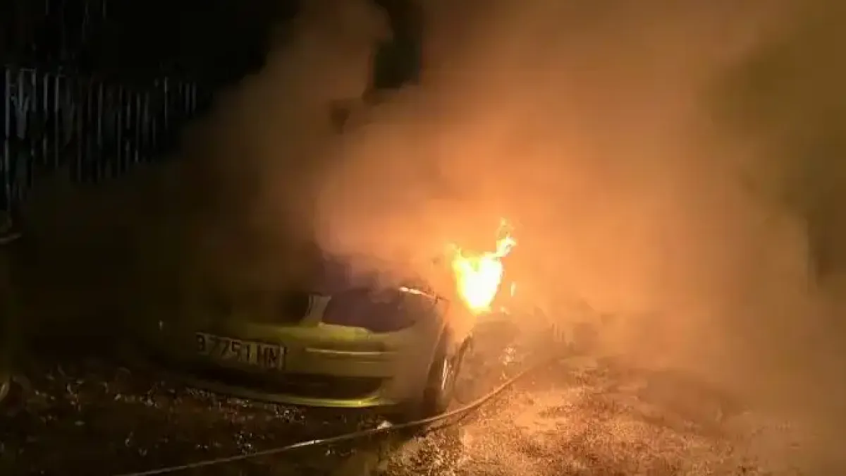 Брутална саморазправа в София: Мъже опожариха колите на жена Видео