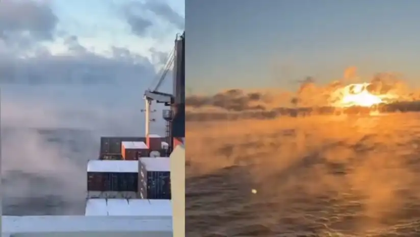 Моряк показа невероятен природен феномен Видео