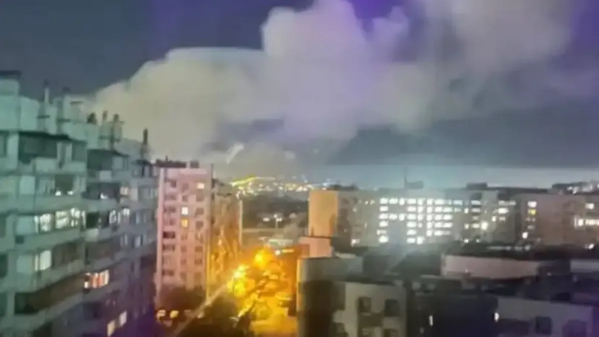 Белгород е ударен от ракети, част от града e останала без ток Видео