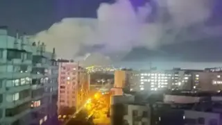 Белгород е ударен от ракети, част от града e останала без ток Видео