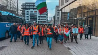 Протест и сблъсъци с полицията в Брюксел, сред демонстрантите има и българи Видео
