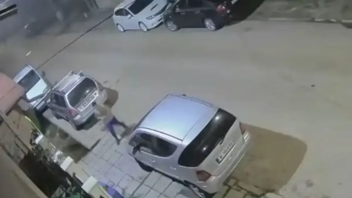 Крадец по потник в мразовита нощ отмъкна мерцедес в Монтана Видео