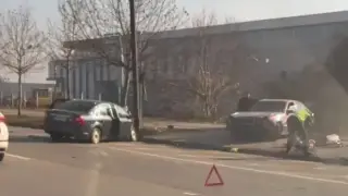 Тройна верижна катастрофа на ключов булевард в София