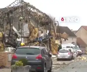 Мощна експлозия край Париж, има ранени деца Видео