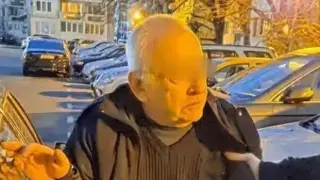 Изтрещял дядка реже гуми на коли наред в този квартал на София