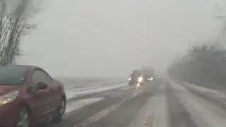 Внимание: Снежна буря на "отсечката на смъртта" Русе - Бяла