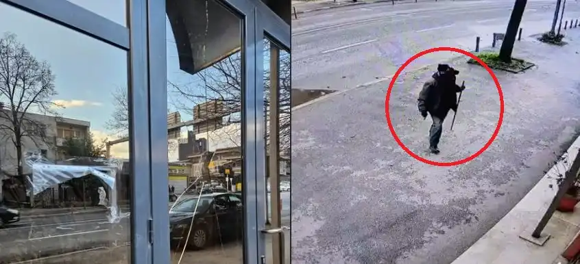 Посолството ни в Скопие показа вандала, извършил нападението Видео