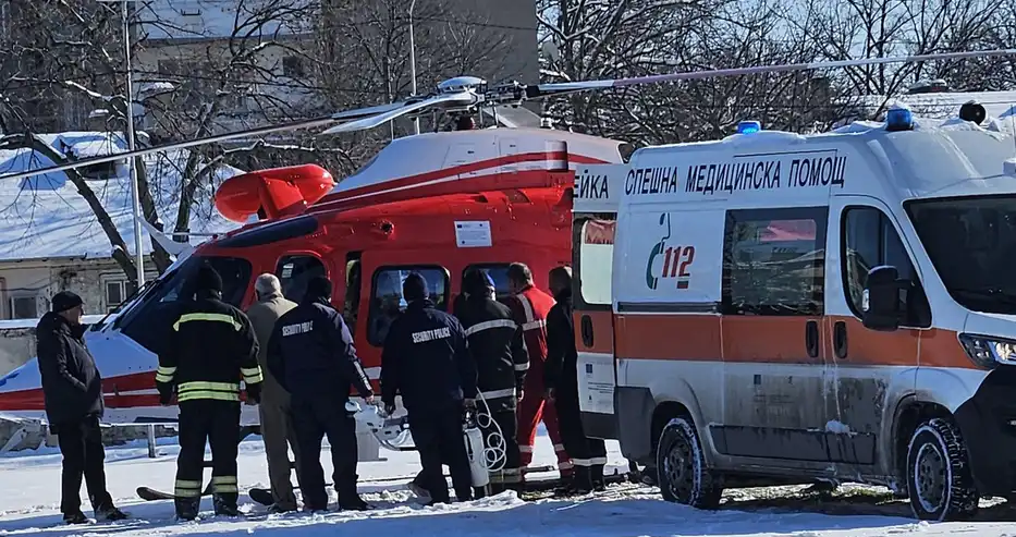 Извънредна ситуация в Силистра вдигна въздушната линейка