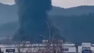 Черна пелена покри Троян! Пламна огромен пожар Снимки