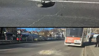 Опасно пропадане на ключов булевард в Пловдив стресна шофьорите
