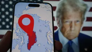 Тръмп оцвети на картата Канада и Гренландия като американското знаме