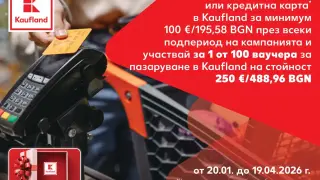 Пазарувай с карта и спечели ваучер за 250 евро в Kaufland