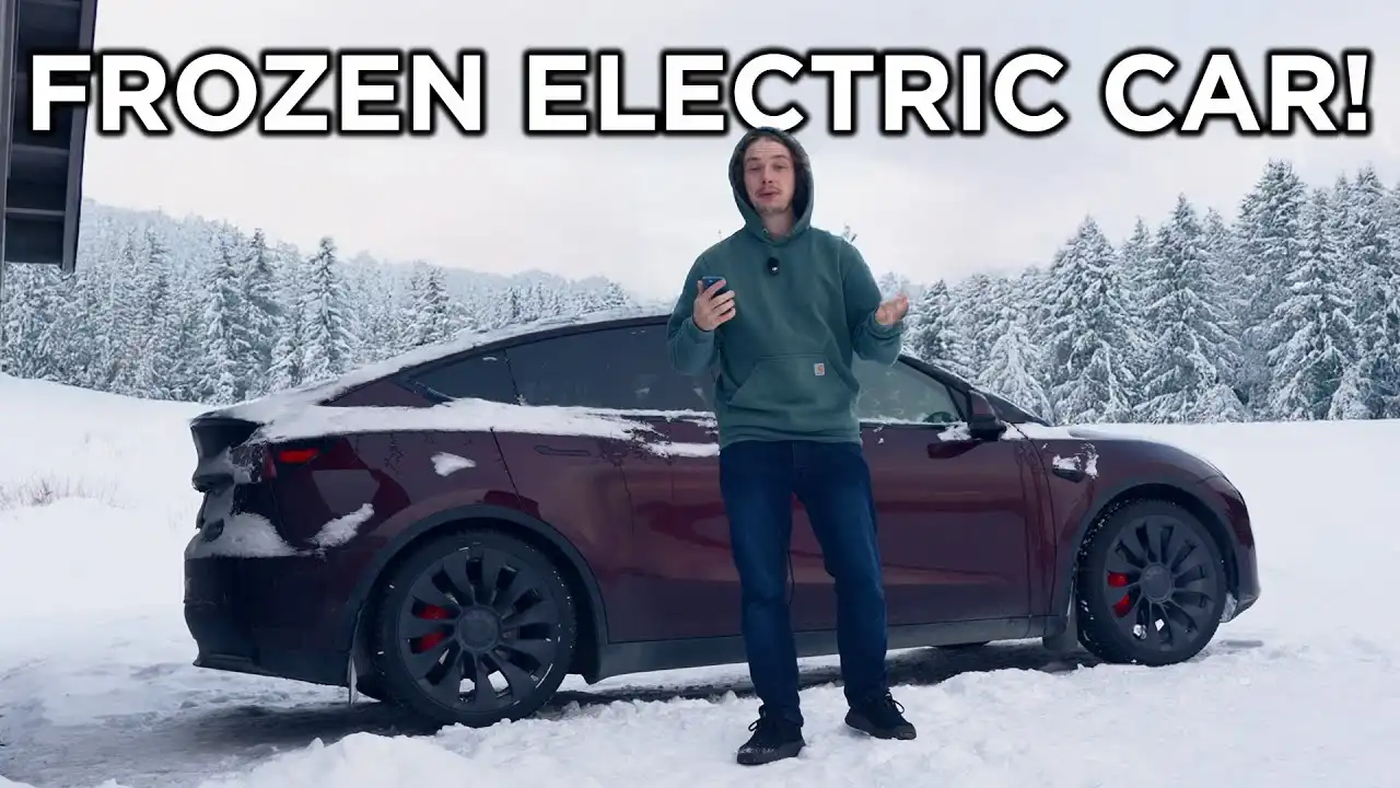 Американец се опита да кара Tesla насред голям студ, ето какво се случи