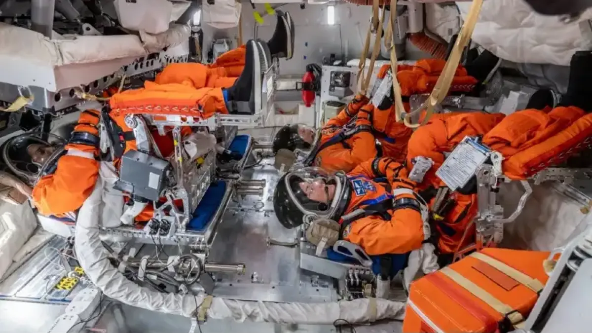 NASA показа вътрешността на необичайния космически кораб „Орион“